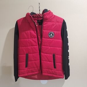 Jordan Kids Jacket in Red and Black